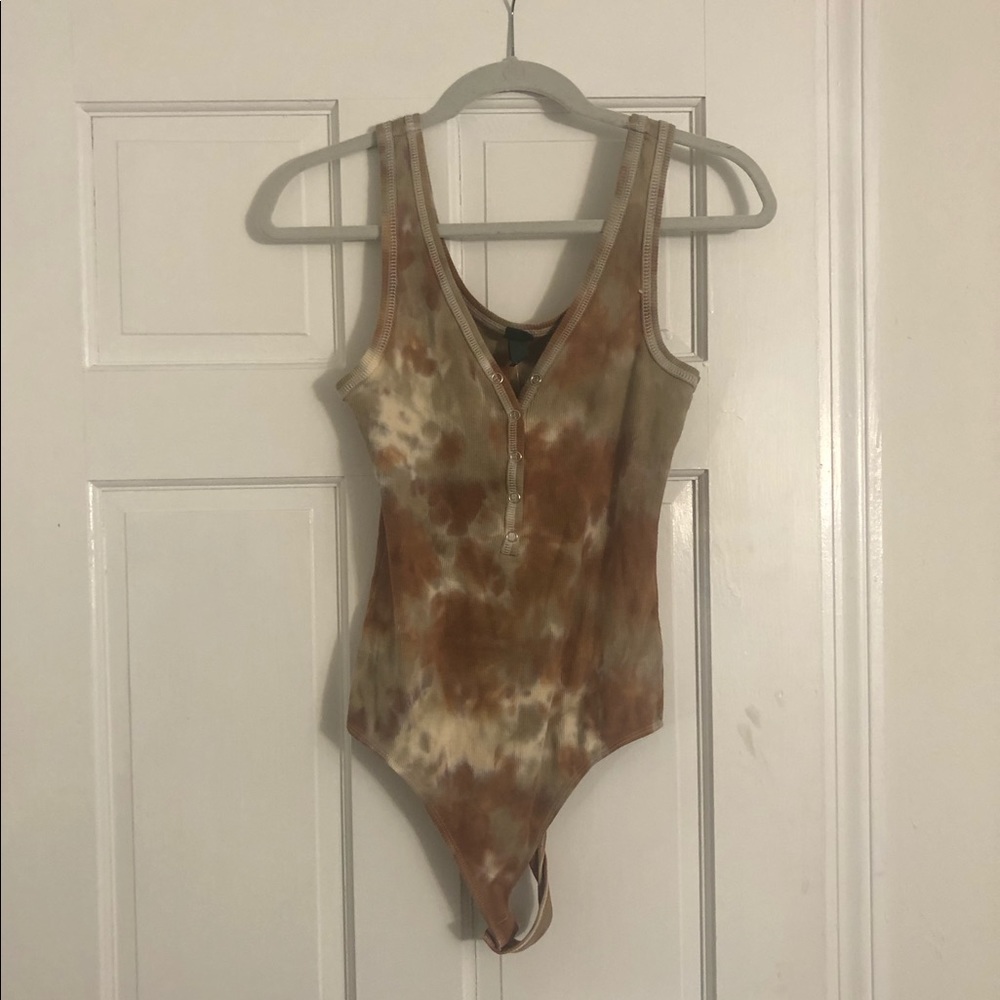 Tie dye body suit